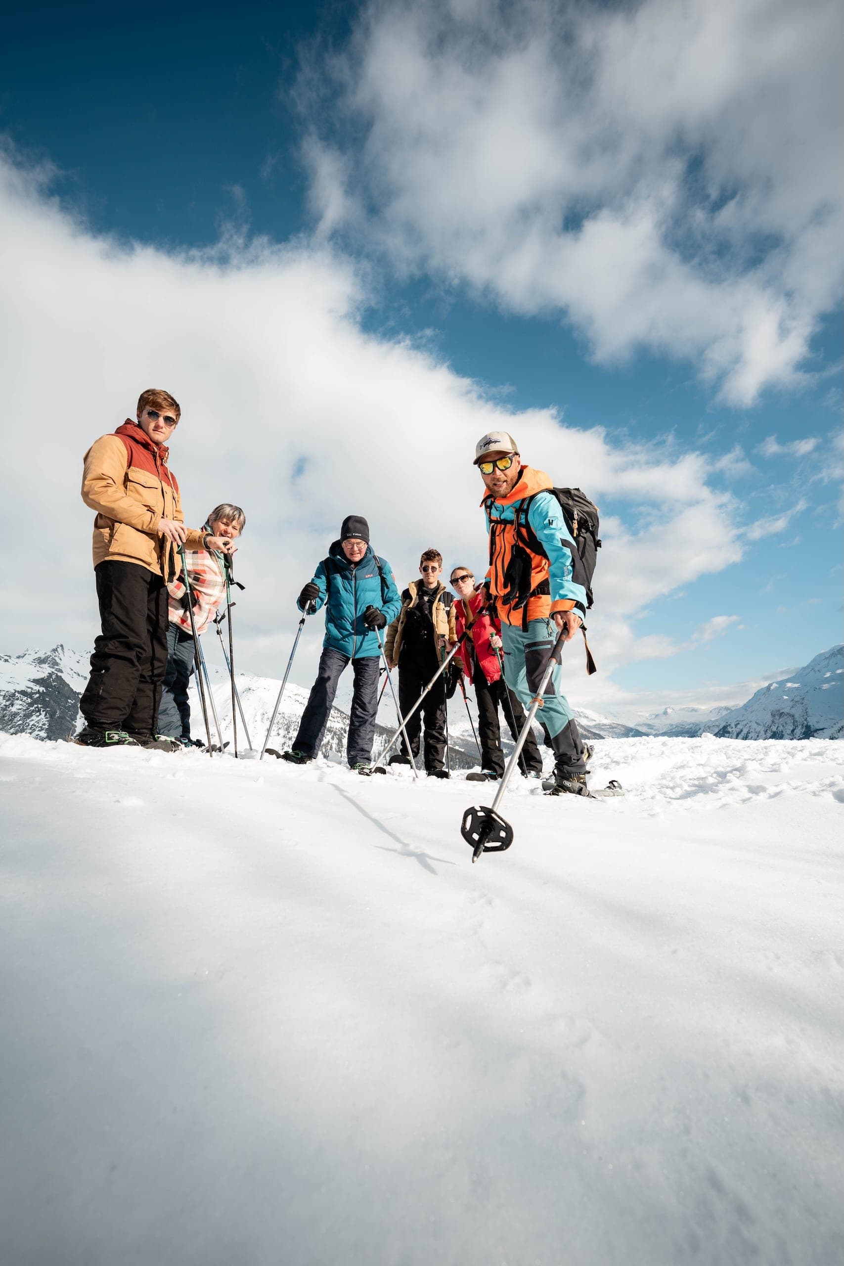 Balade en raquettes à La Rosière