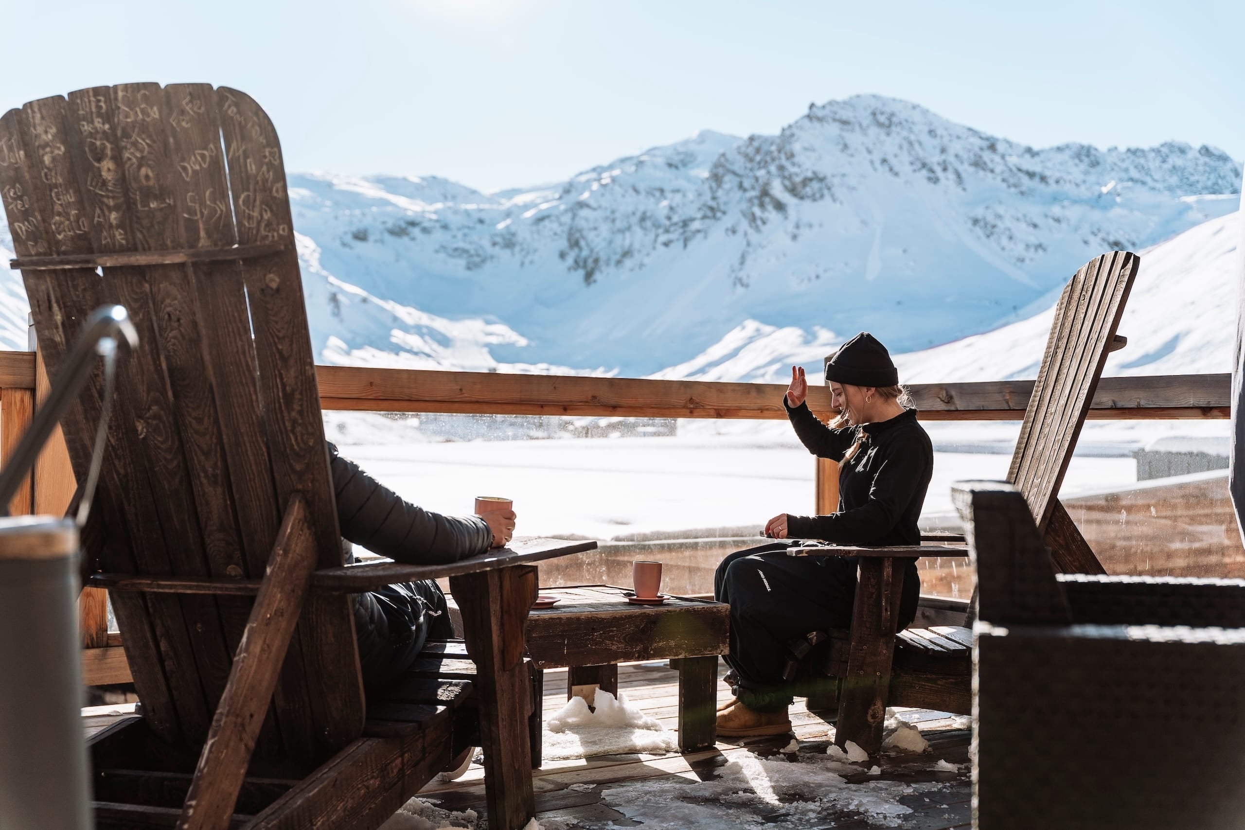 Le café OxySki à Tignes