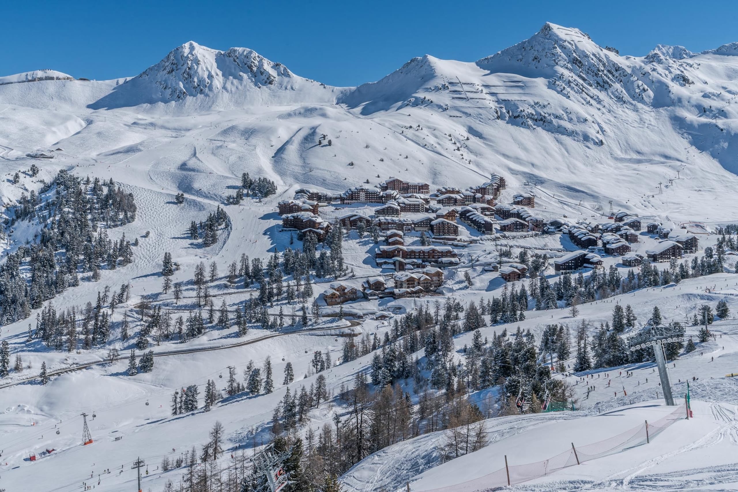 Le domaine skiable à Belle Plagne