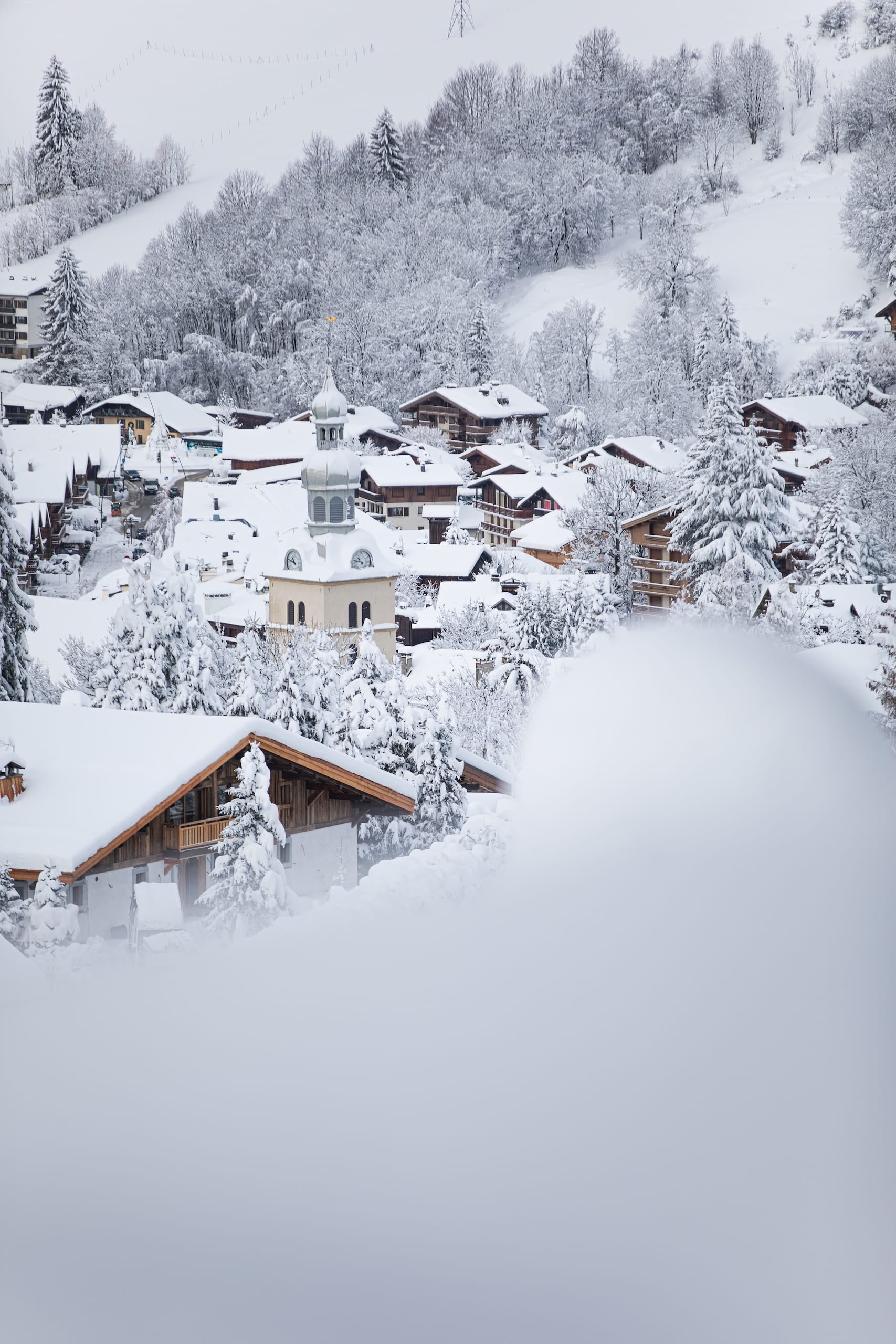 Le domaine skiable à Megève