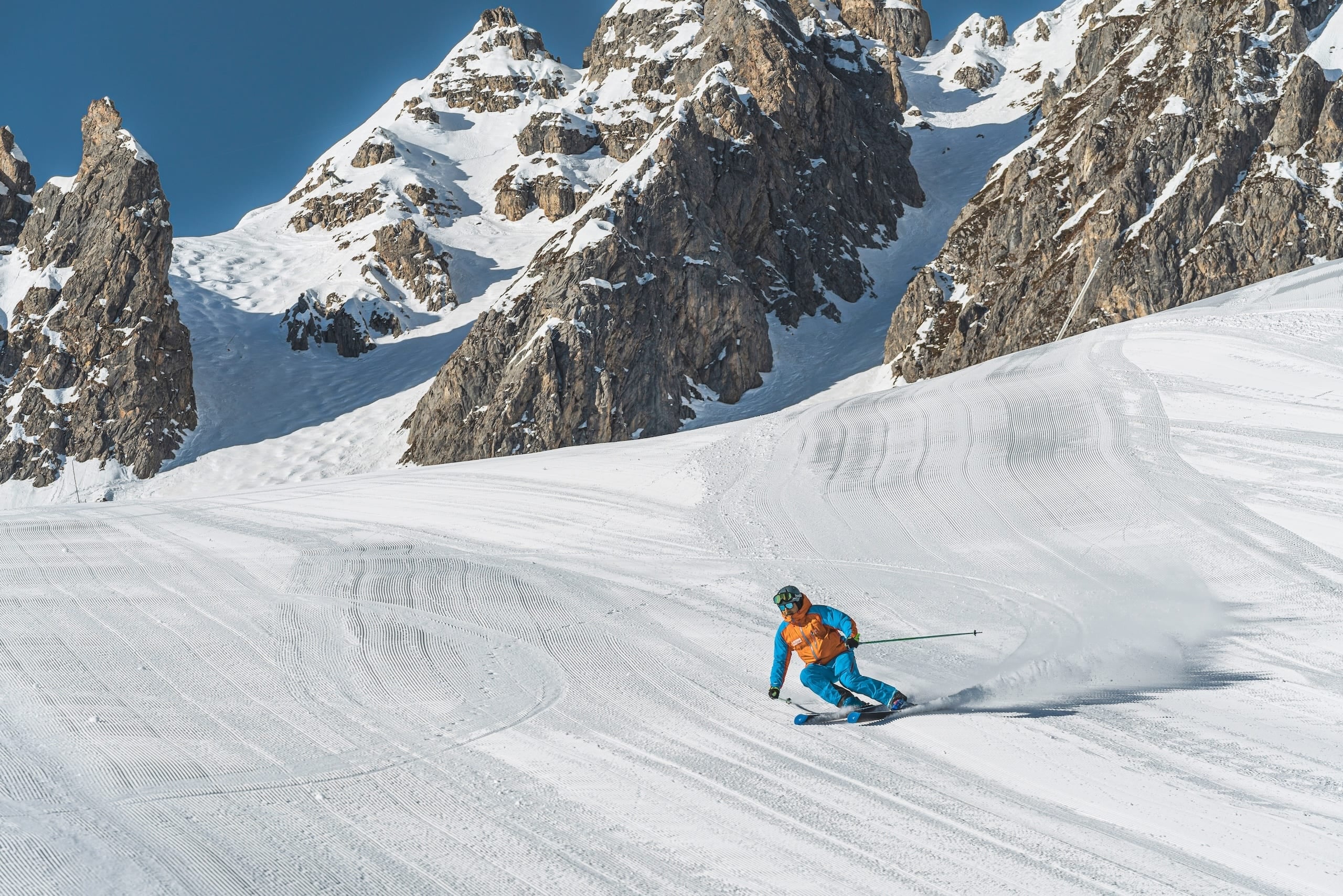 Le domaine skiable à La Tania