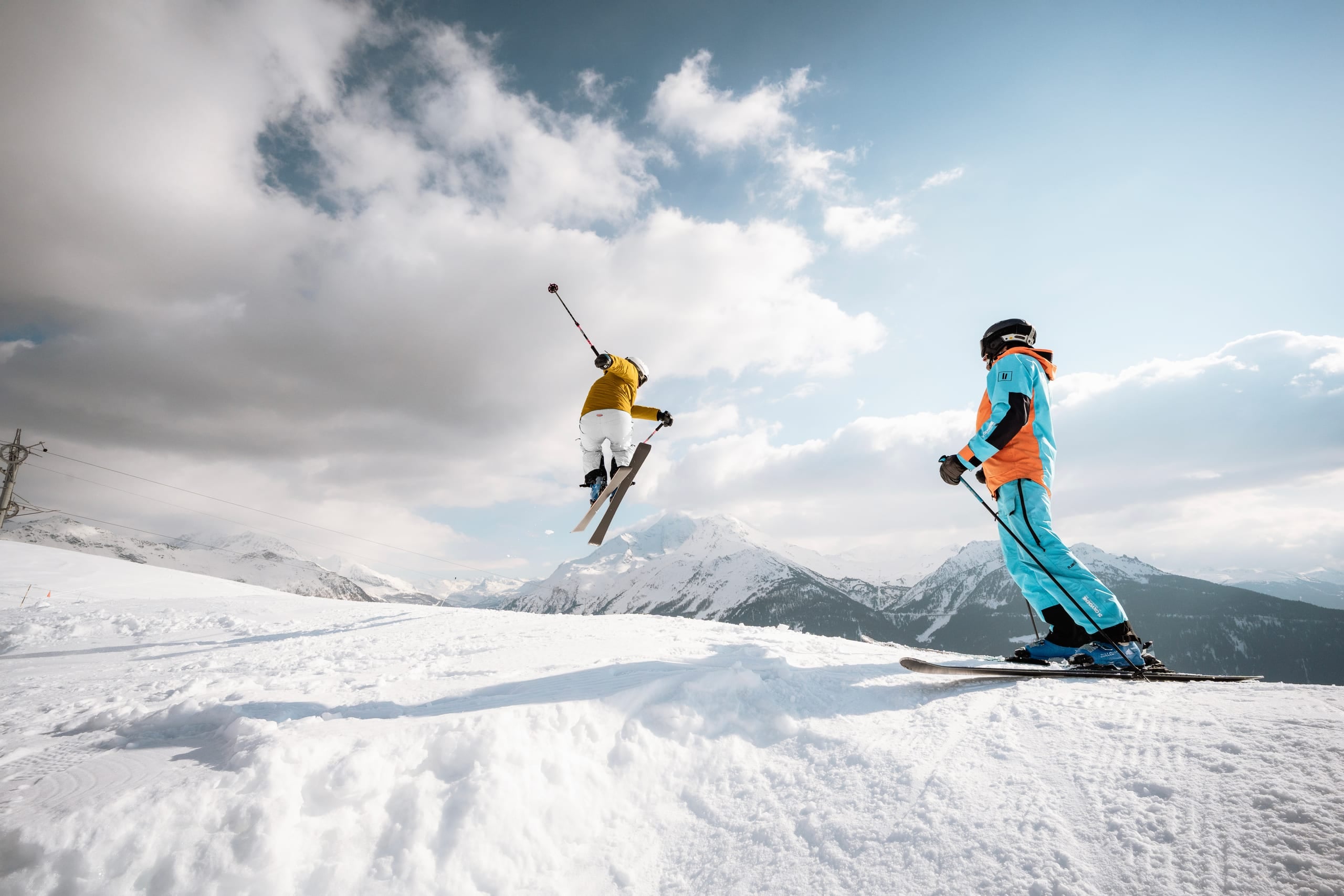 Cours de freestyle en snowpark