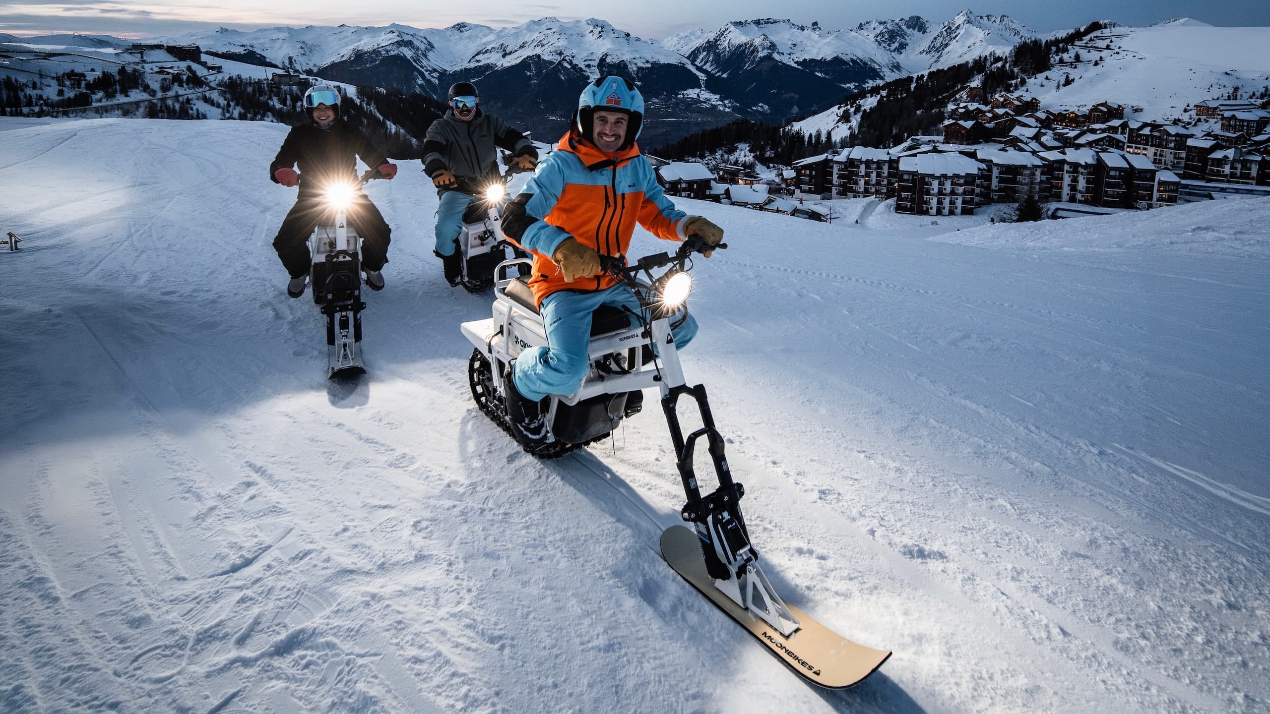 Balade en Moonbikes