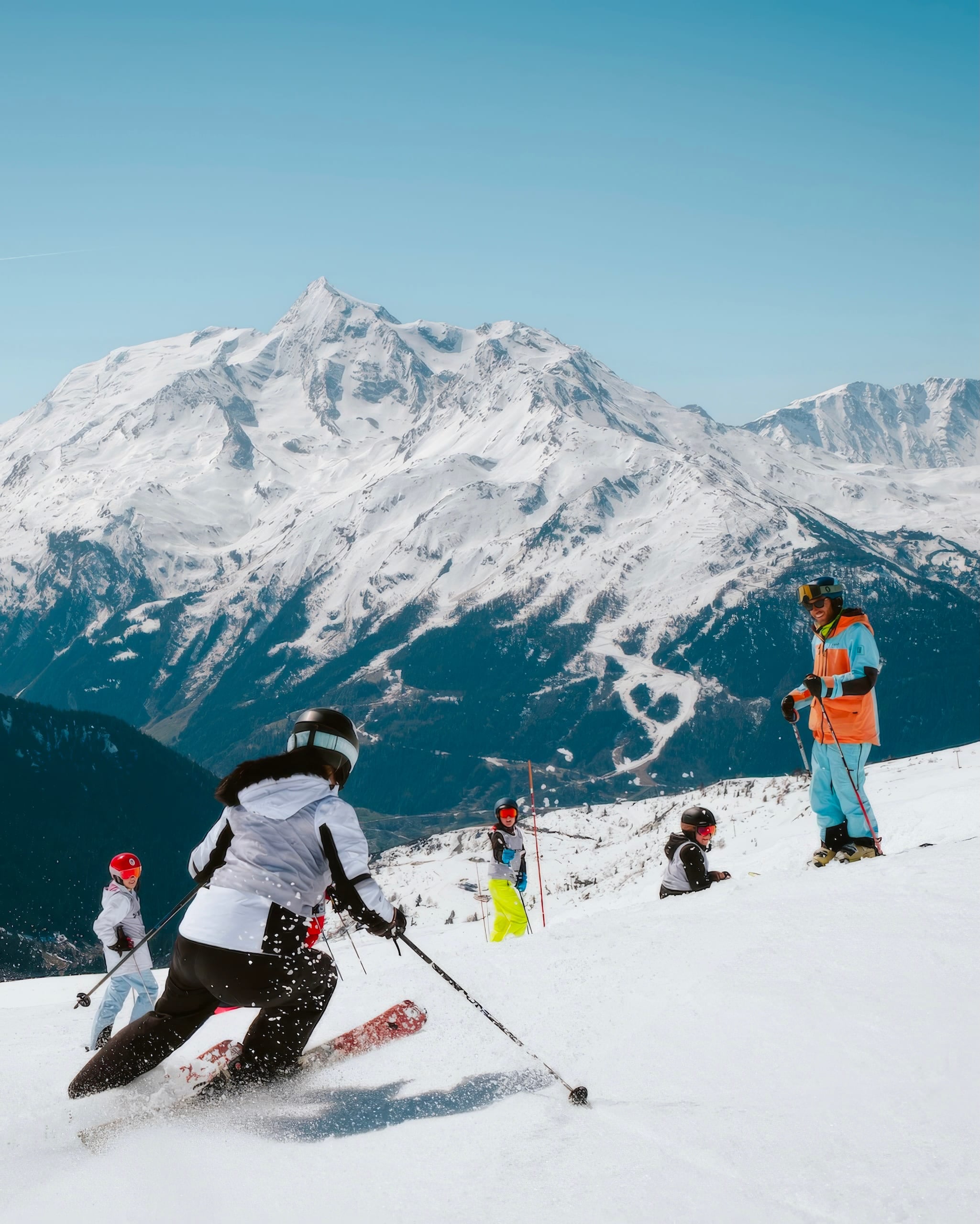 Cours de ski ados à La Rosière