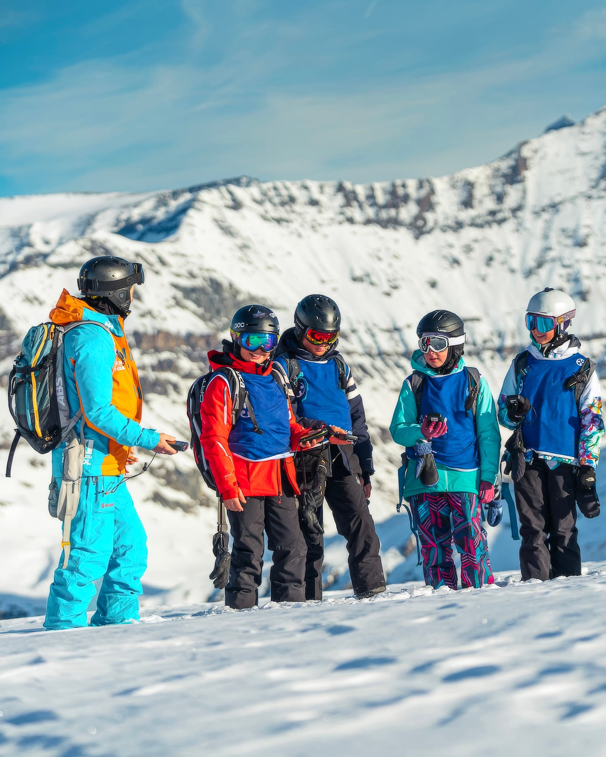 Cours de ski ados à Val d'Isère