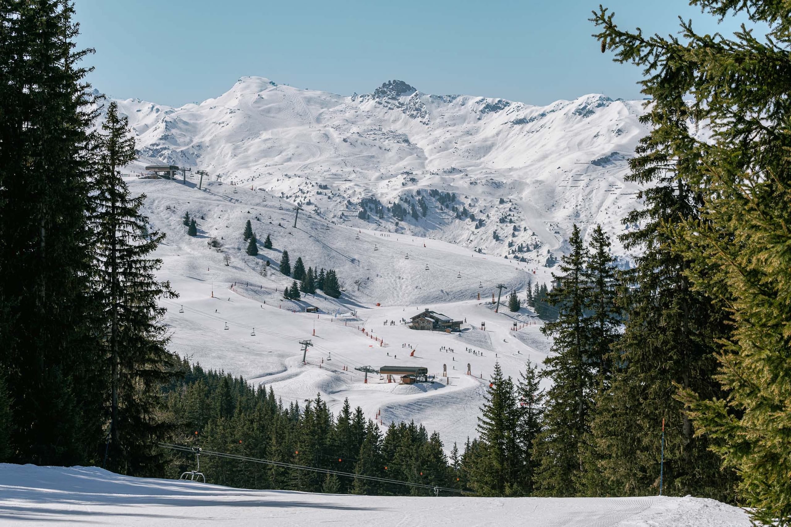 Le domaine skiable à Méribel