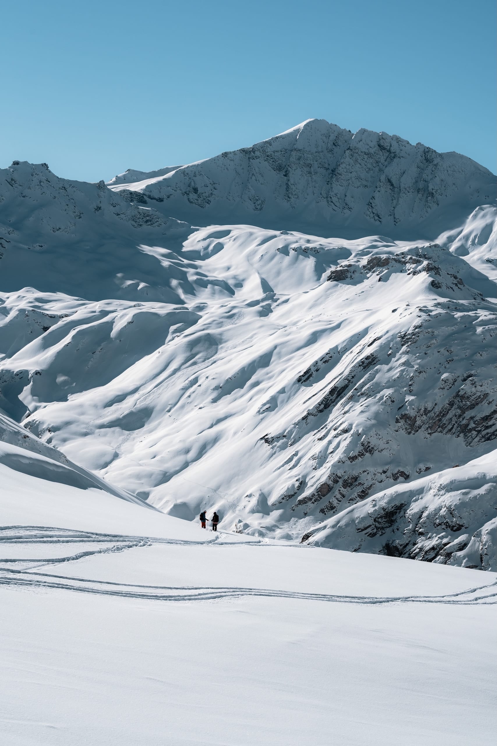 Le domaine skiable à Val d'Isère