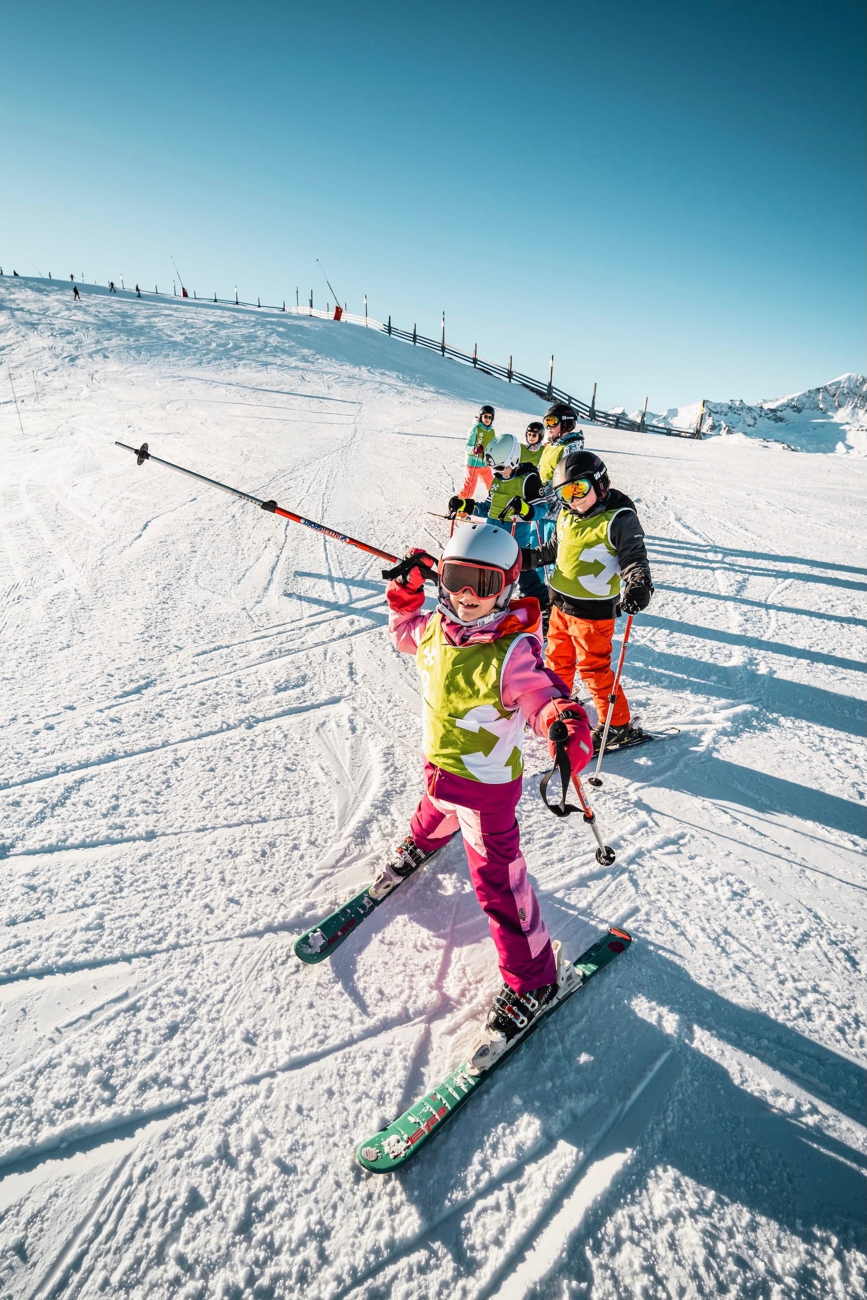 Cours de ski enfants à Val d'Isère