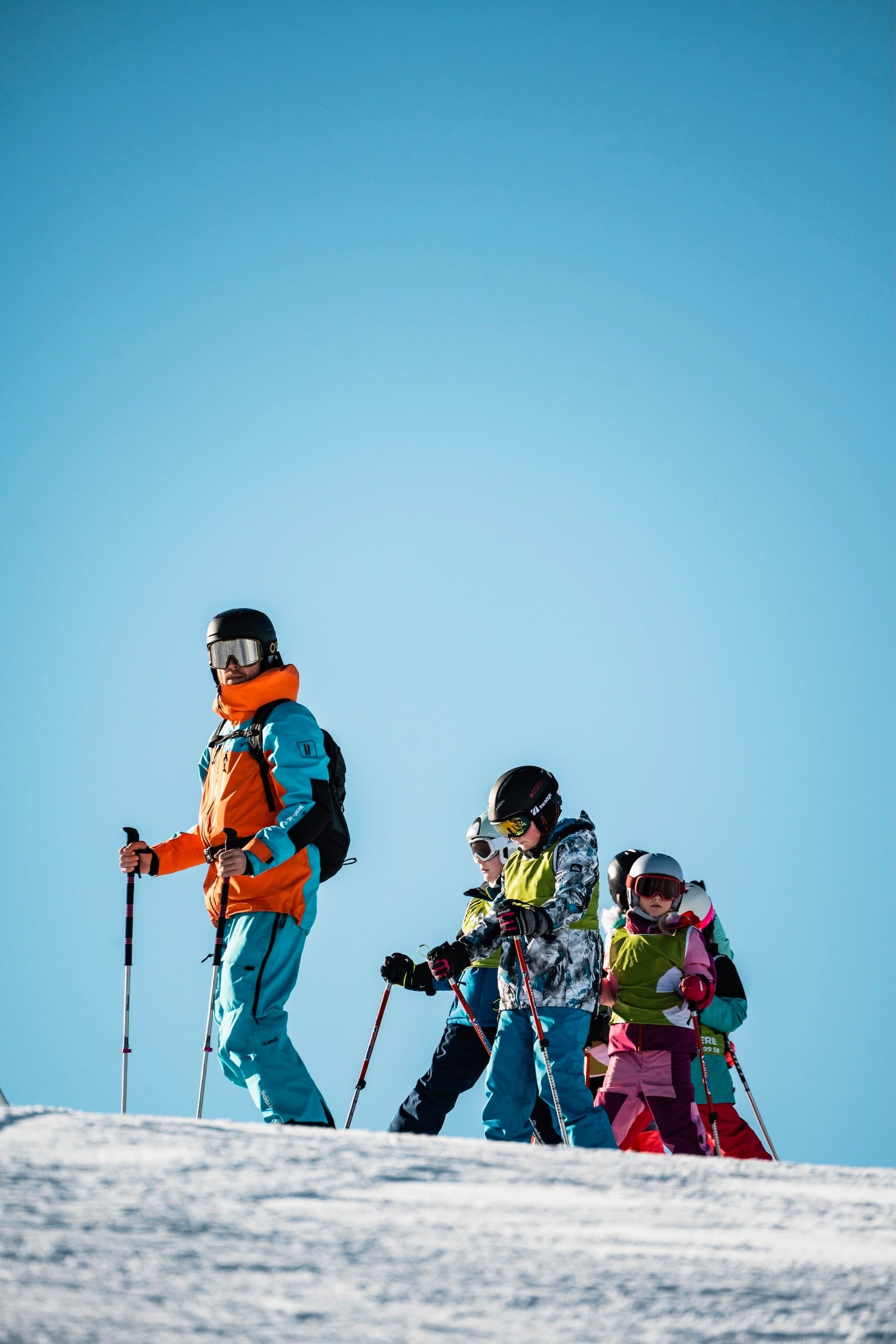 Cours de ski enfants à Val d'Isère