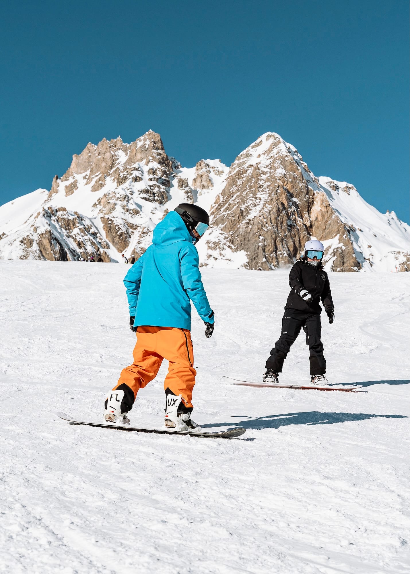 Cours de snowboard à Tignes