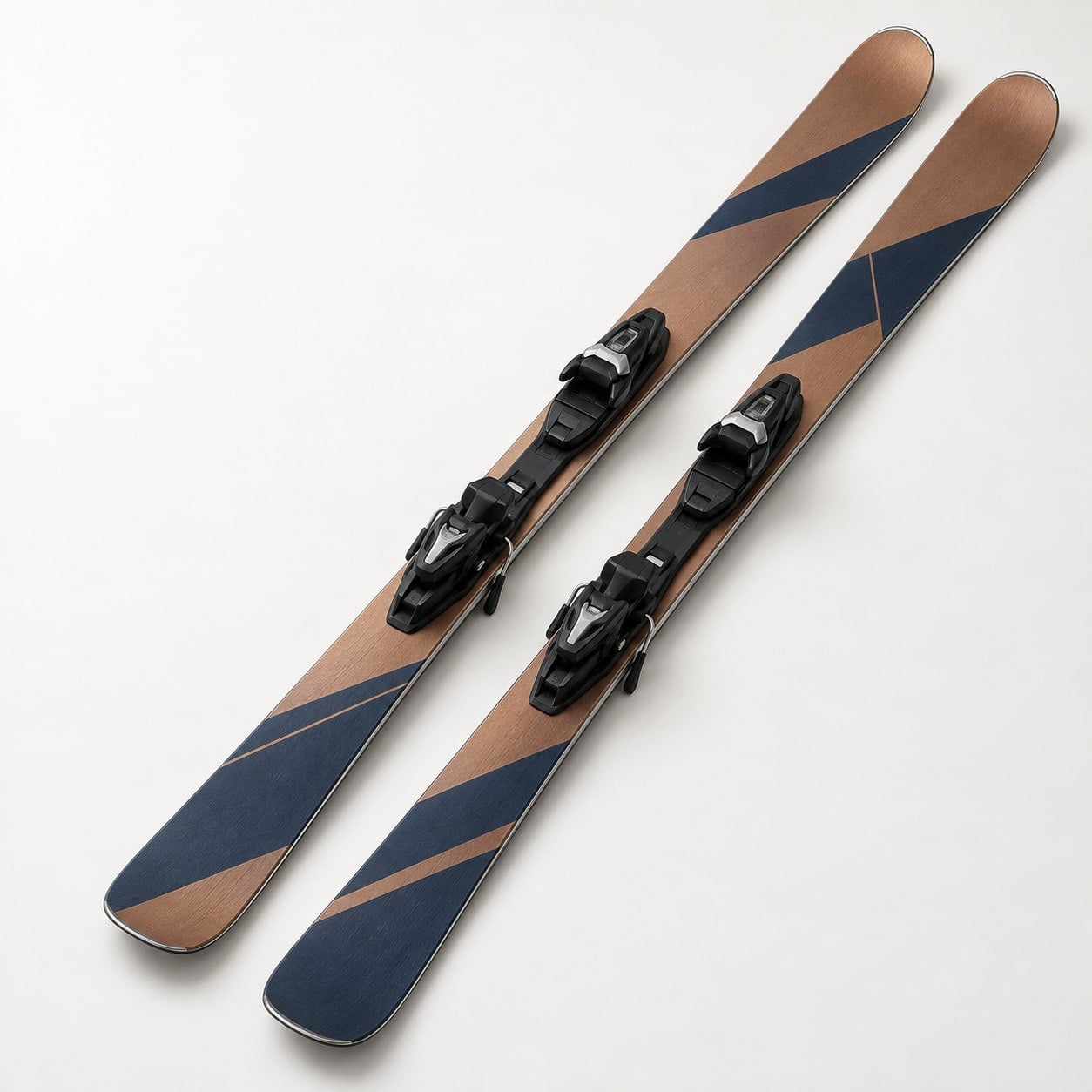 Rental ski illustration — Bronze