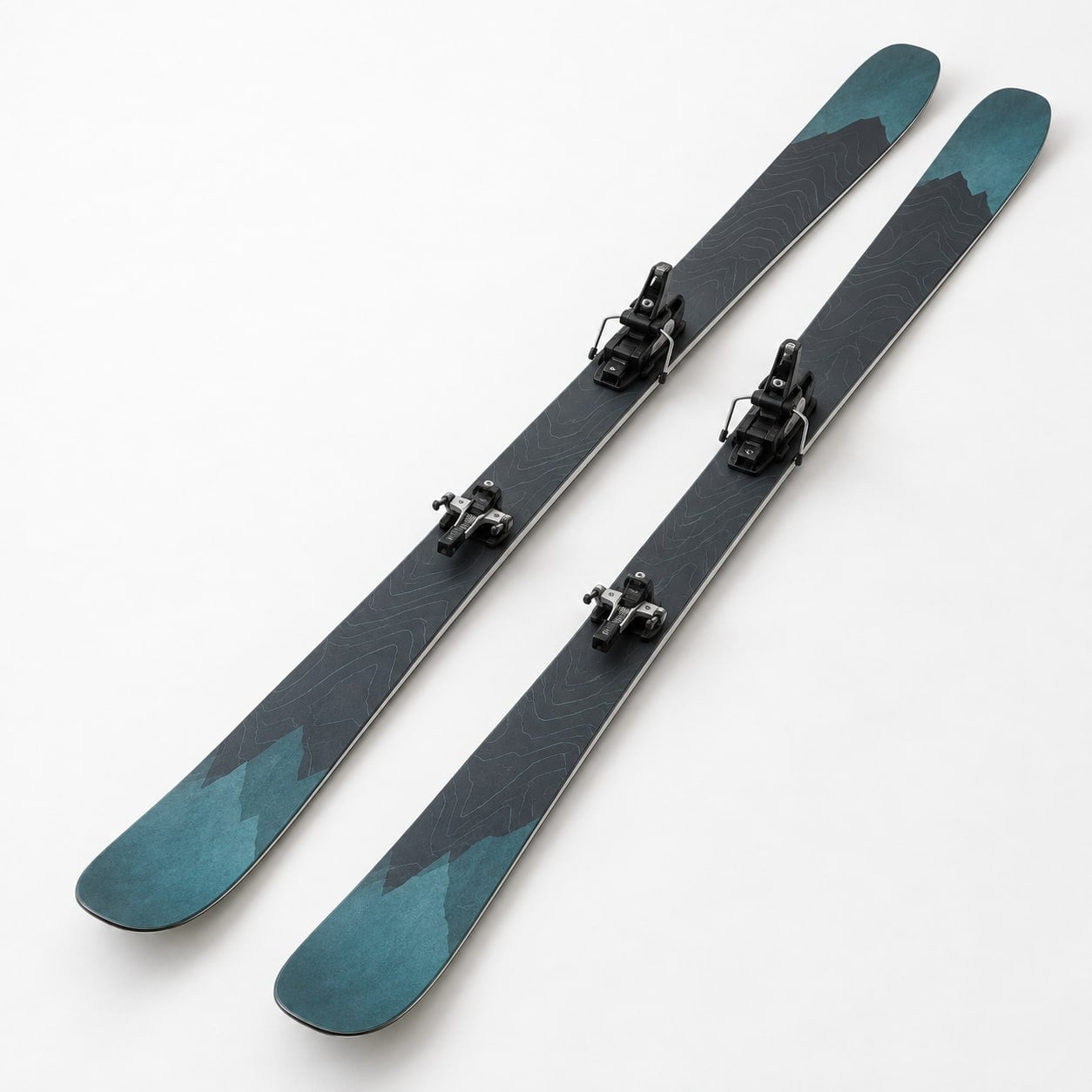 Rental ski illustration — Ski touring