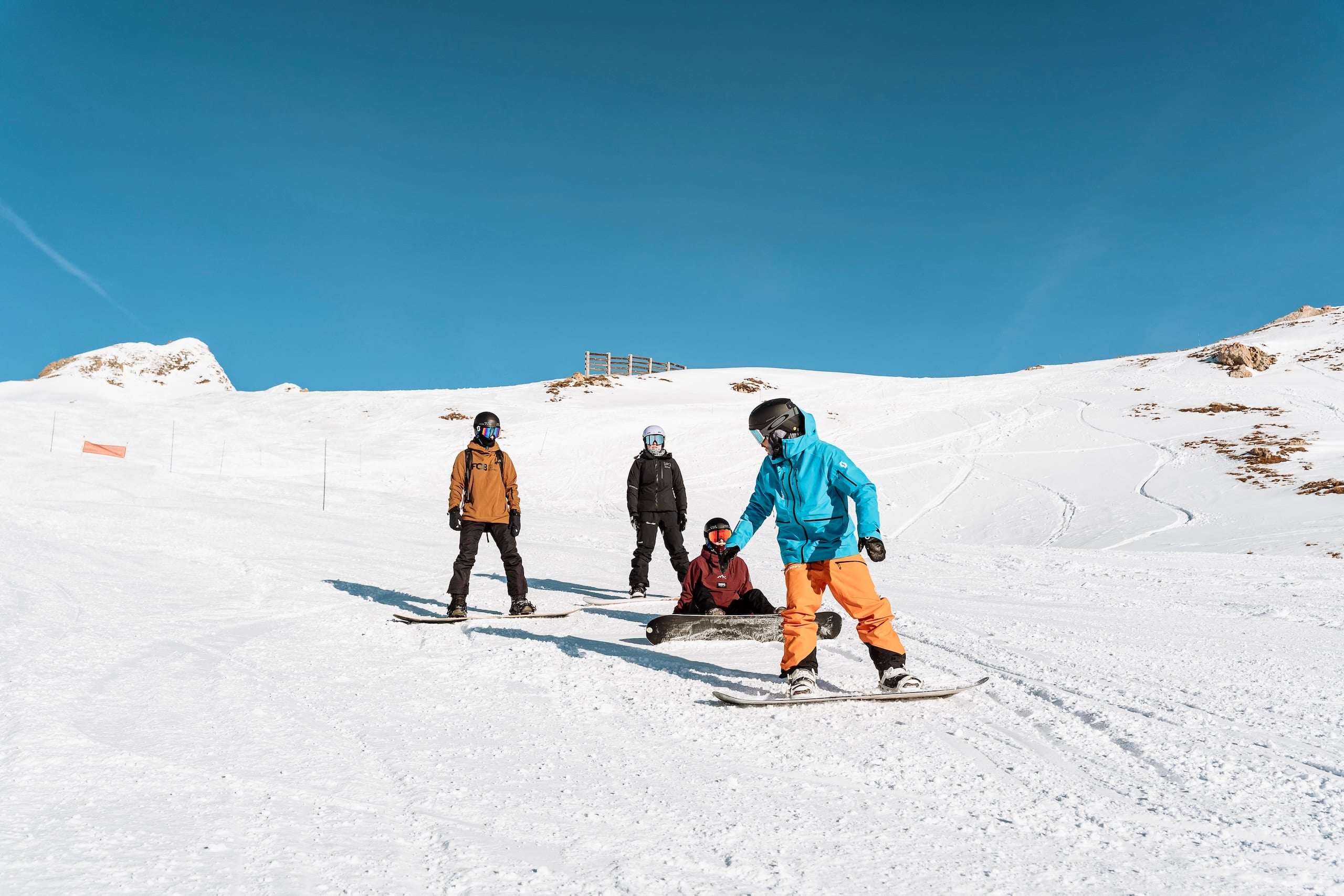 Cours de snowboard à Tignes