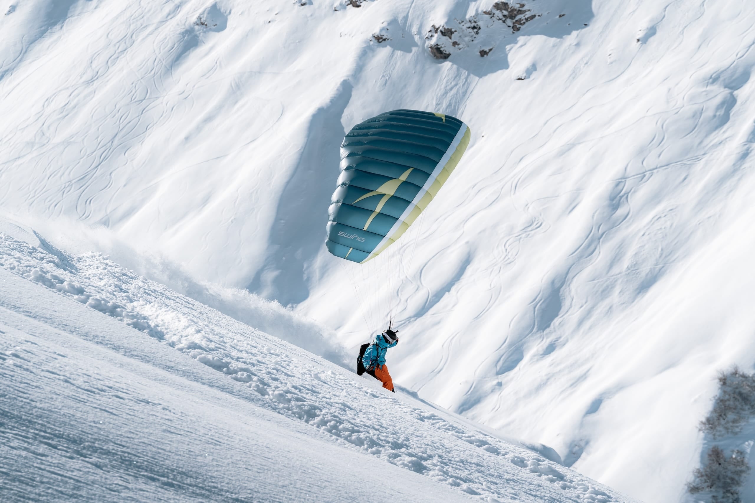 Speed riding, entre ski et vol
